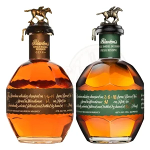 Blanton's Black Label & Green Label Bundle bourbon