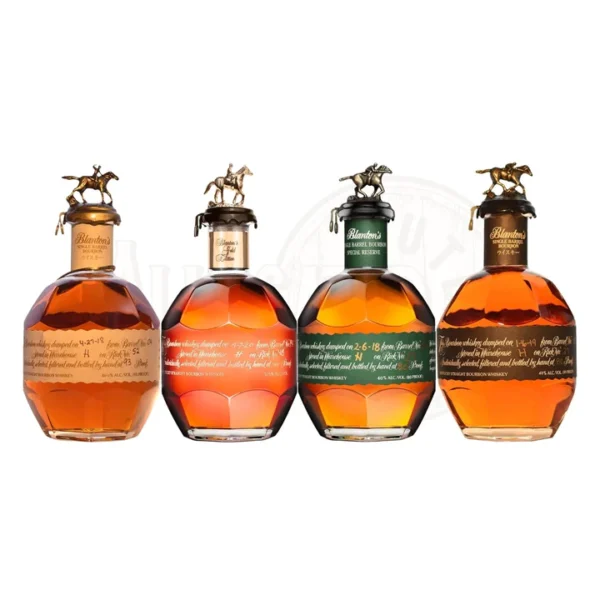 Blanton's Red Label, Gold Label, Green Label & Black Label Bundle